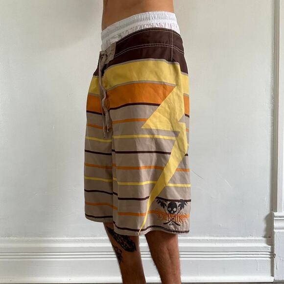 Vintage Y2K 00s Quiksilver Surf Long Baggy Board Shorts - Picture 2 of 7